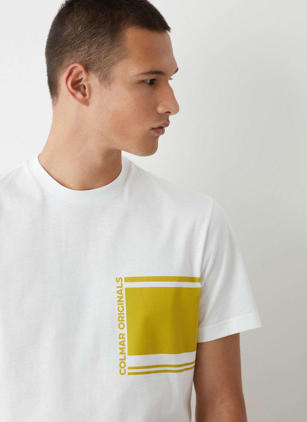 T-shirt a manica corta colorblock image number 0