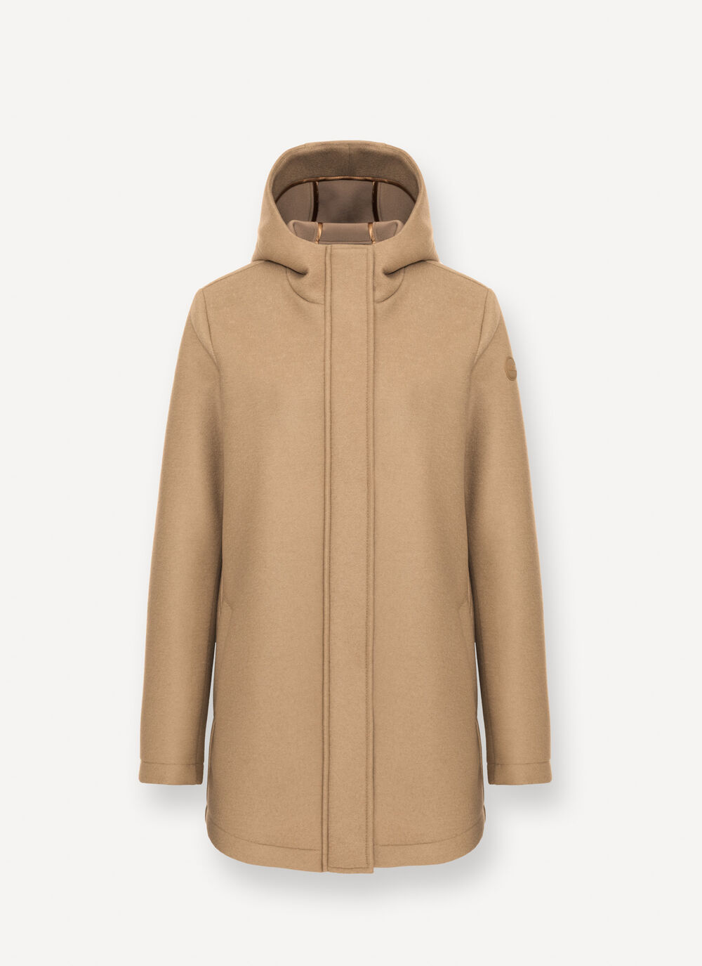 Coat with hood