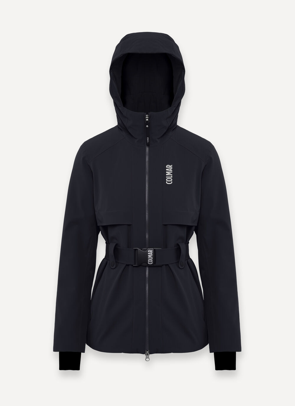 Shaped ski jacket with belt image number 4