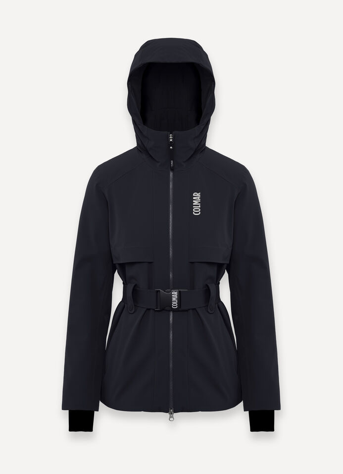 Shaped ski jacket with belt image number 4