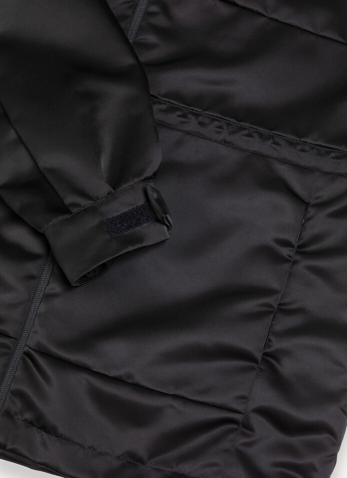 Long satin jacket image number 6
