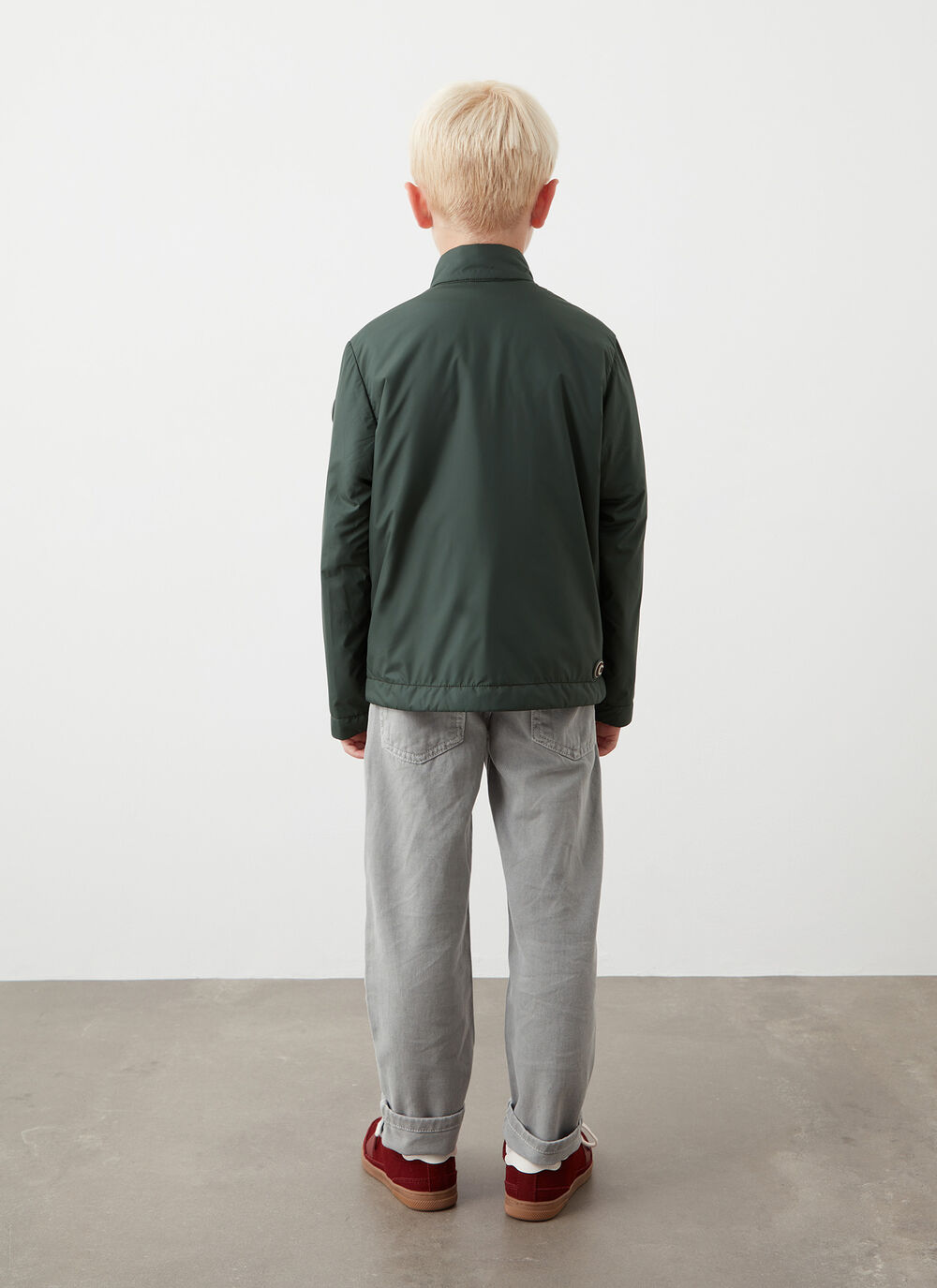 Biker jacket with wad padding image number 3