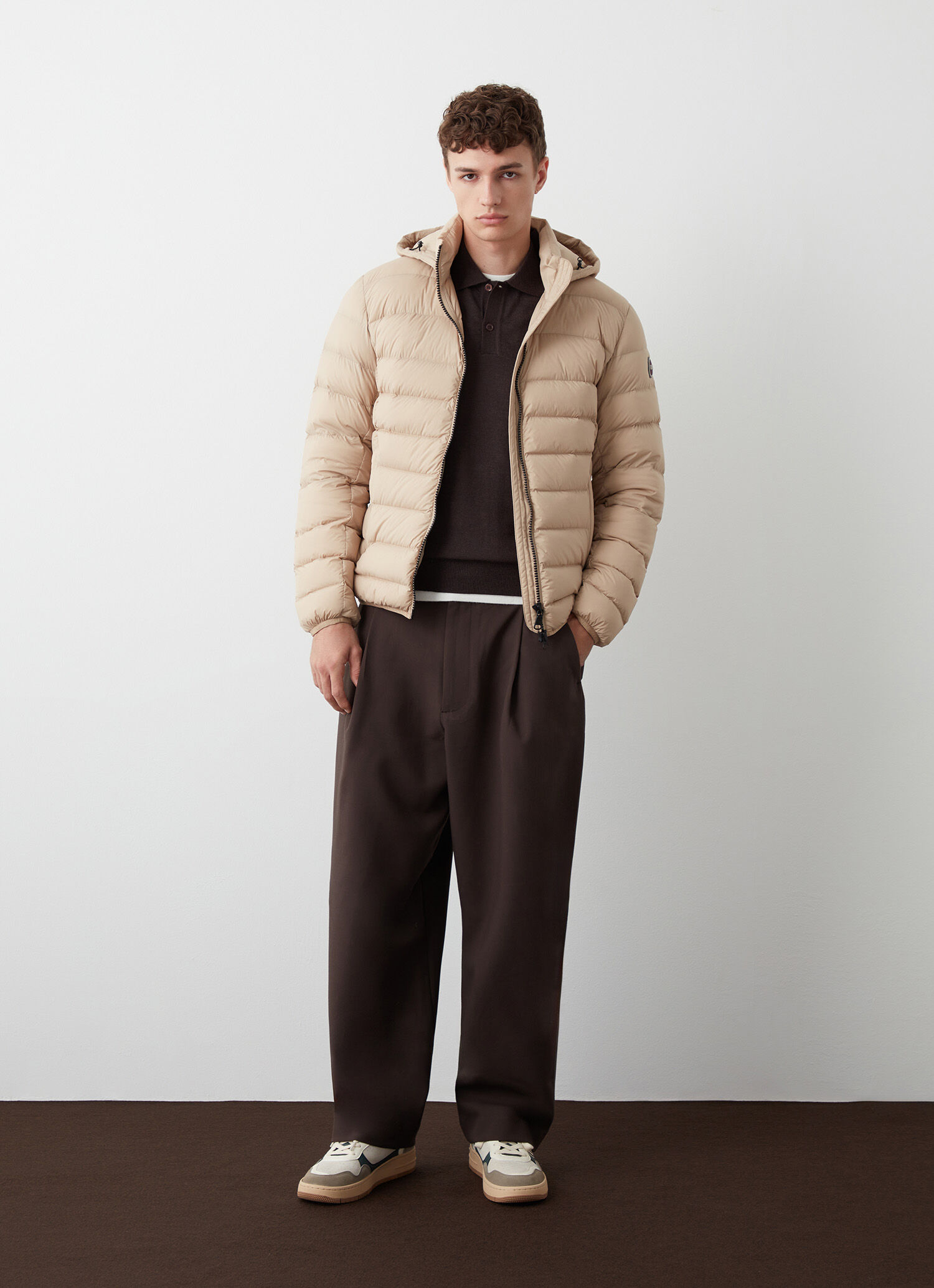 Super-matte stretch down jacket - ARIZONA BEIGE | Colmar