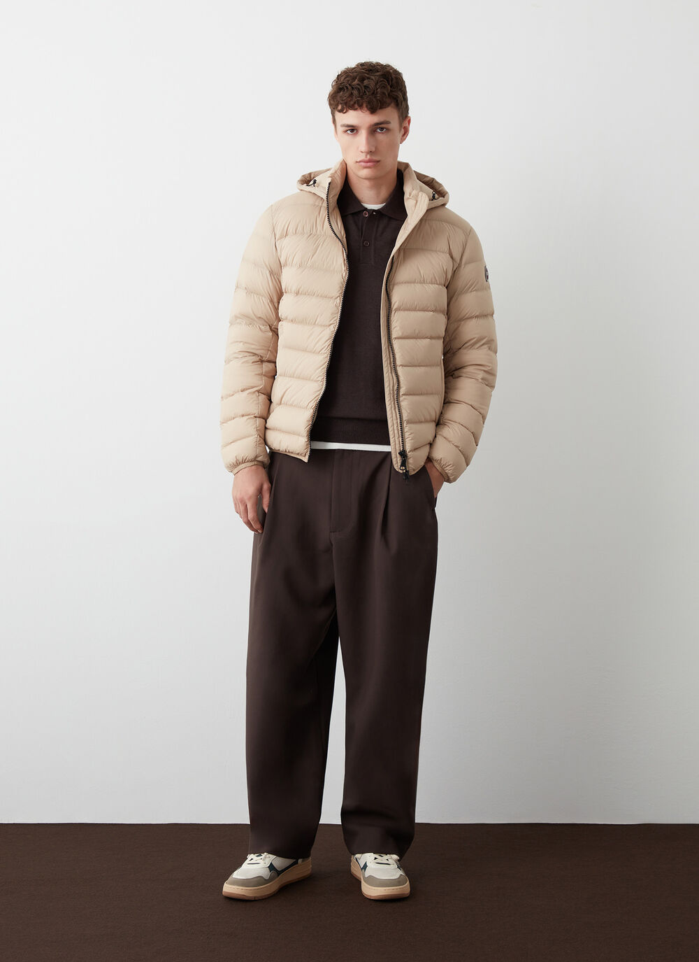 Super-matte stretch down jacket image number 1