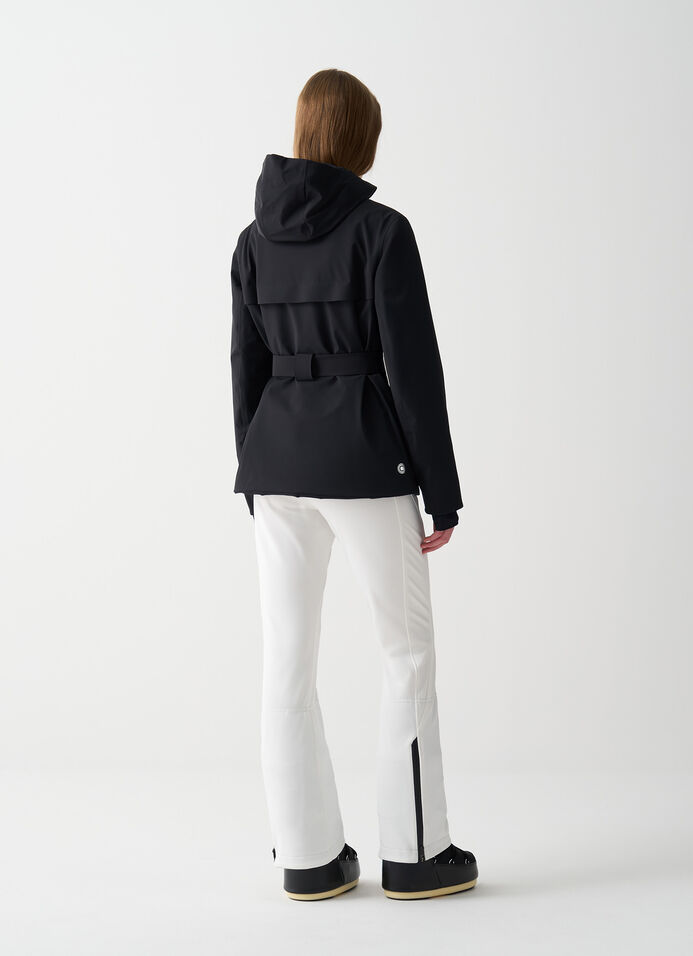 Shaped ski jacket with belt image number 3