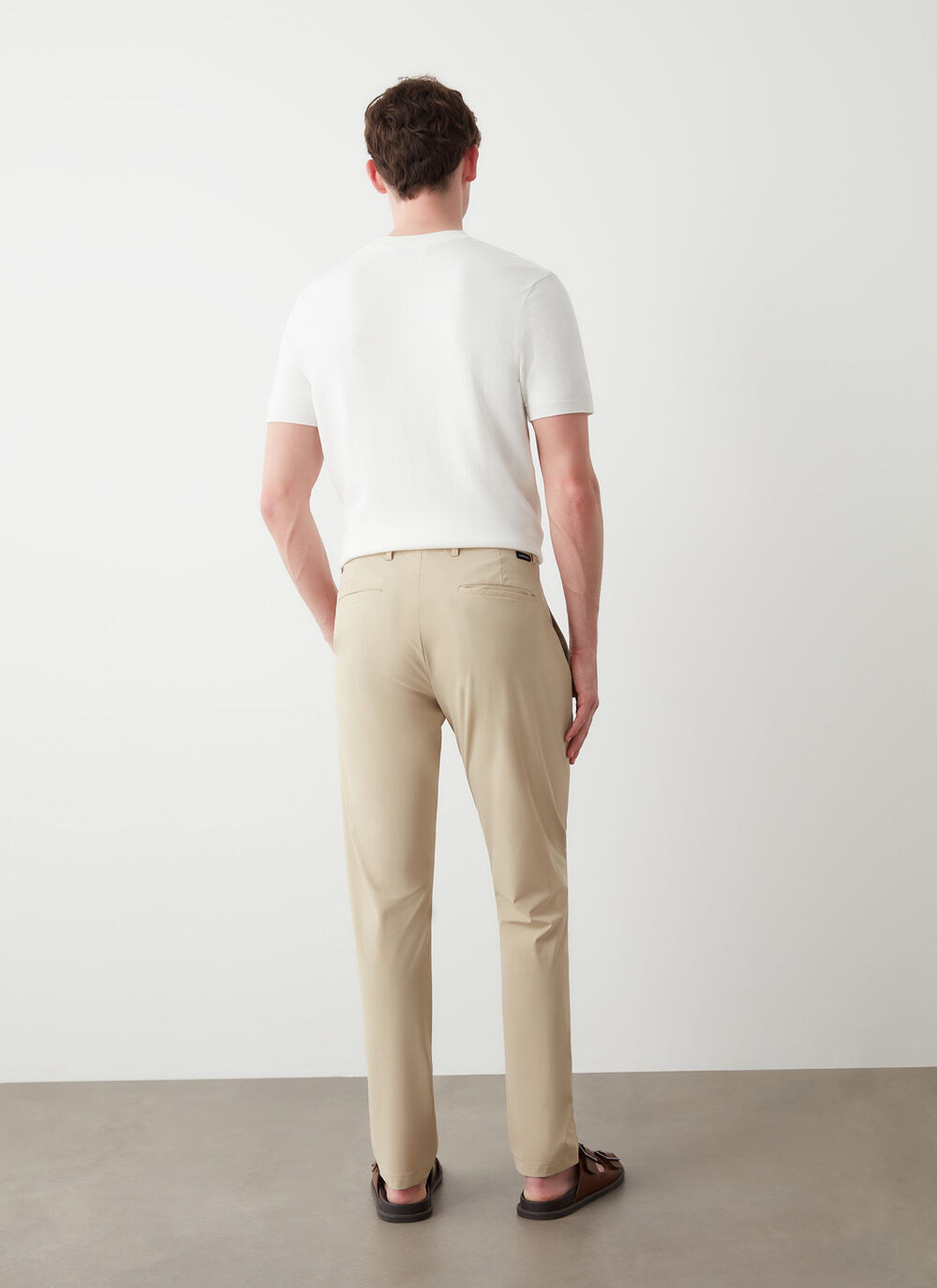 Easy care lightweight trousers image number 3