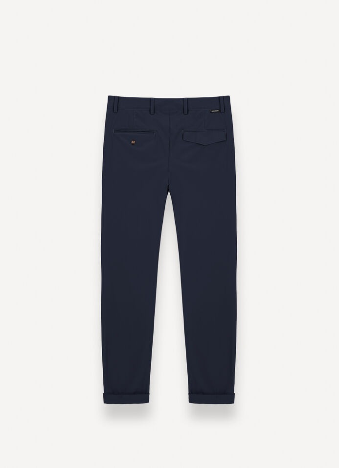 Easy care lightweight trousers with turn-ups image number 5