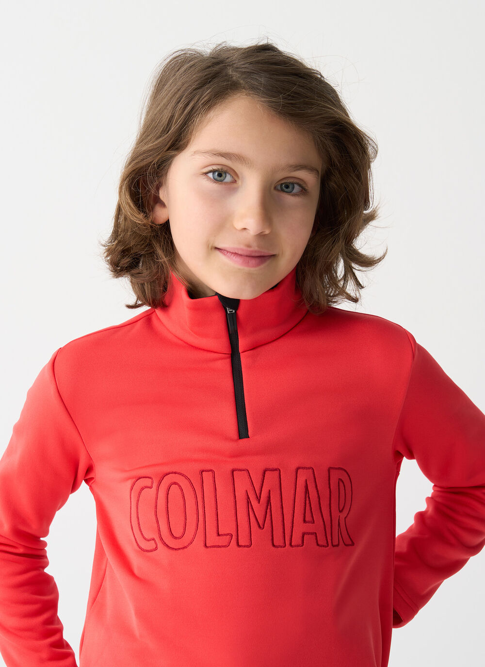 Unisex branded ski fleece image number 2