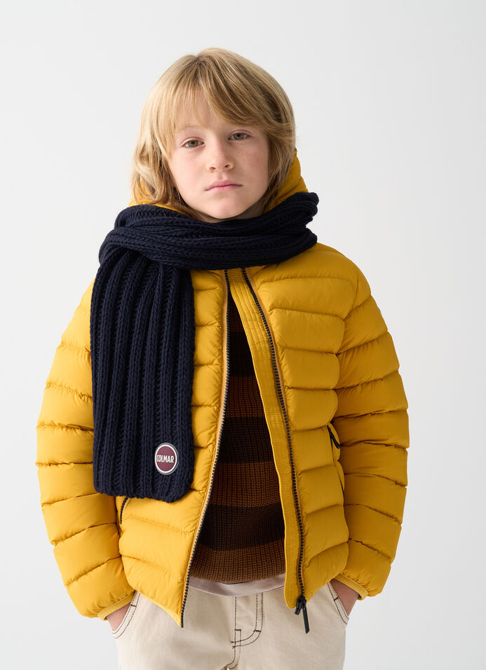 Unisex rib-knit scarf image number 1