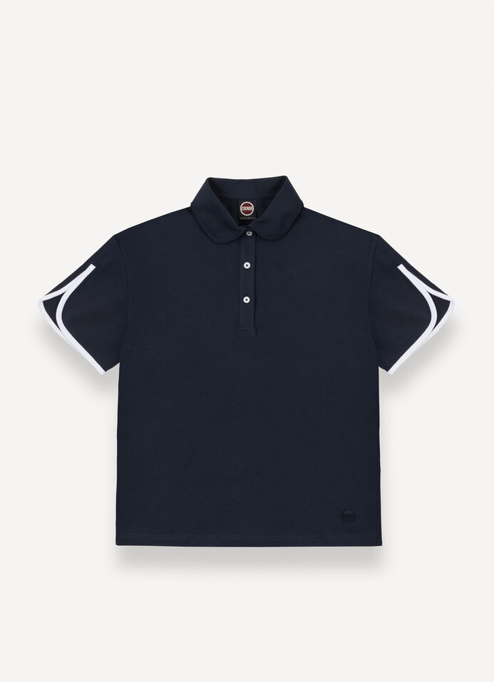 Polo-shirt with rounded sleeves image number 4