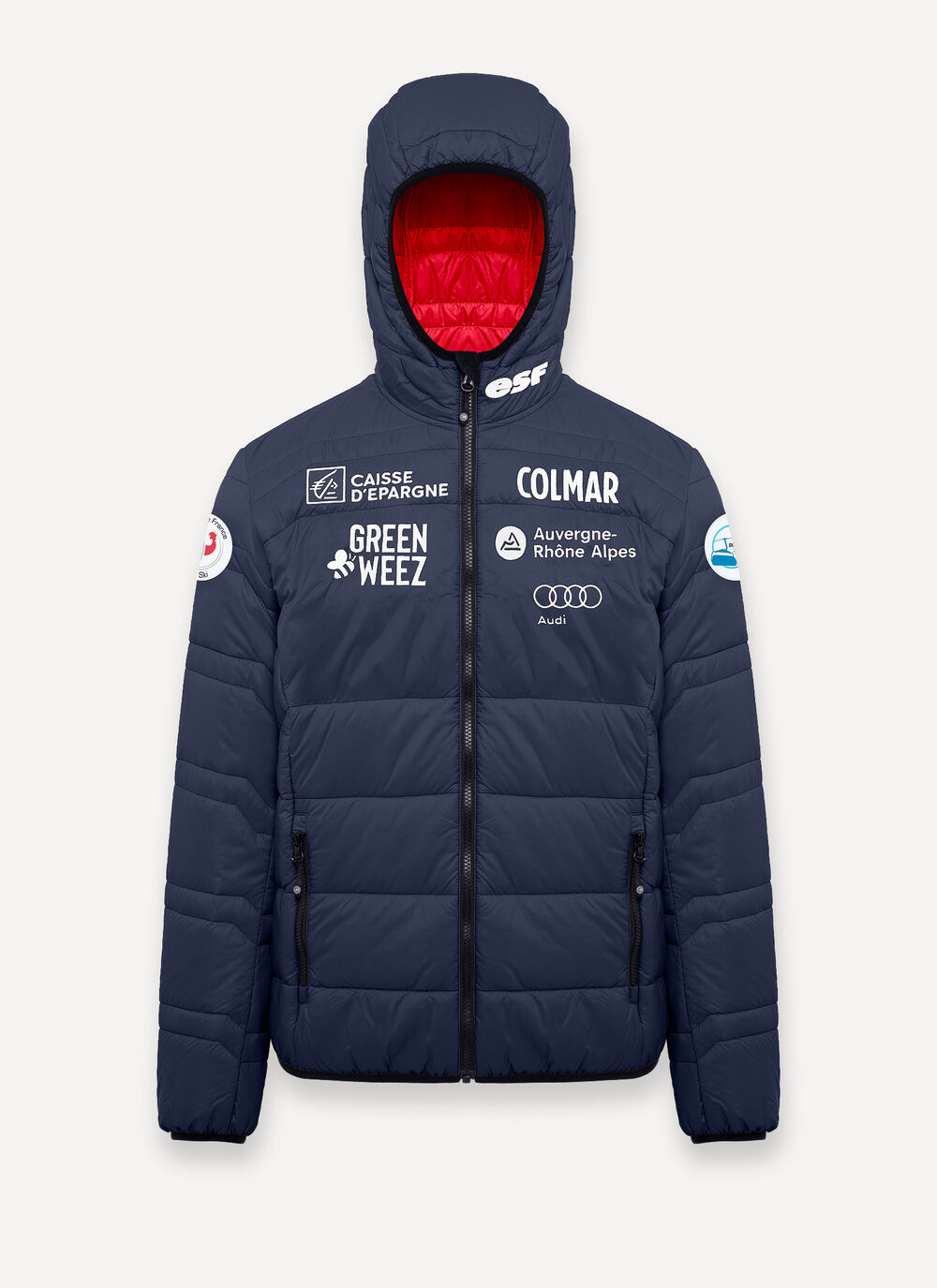 French national team quilted jacket image number 4