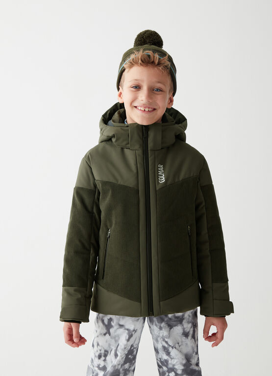 Boys’ corduroy ski jacket