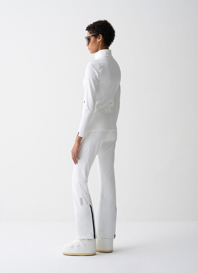 Half-zip jacquard fleece ski fleece image number 3