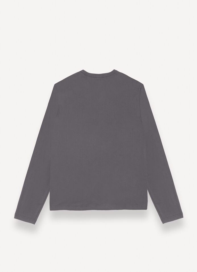 Long-sleeved cotton T-shirt image number 5