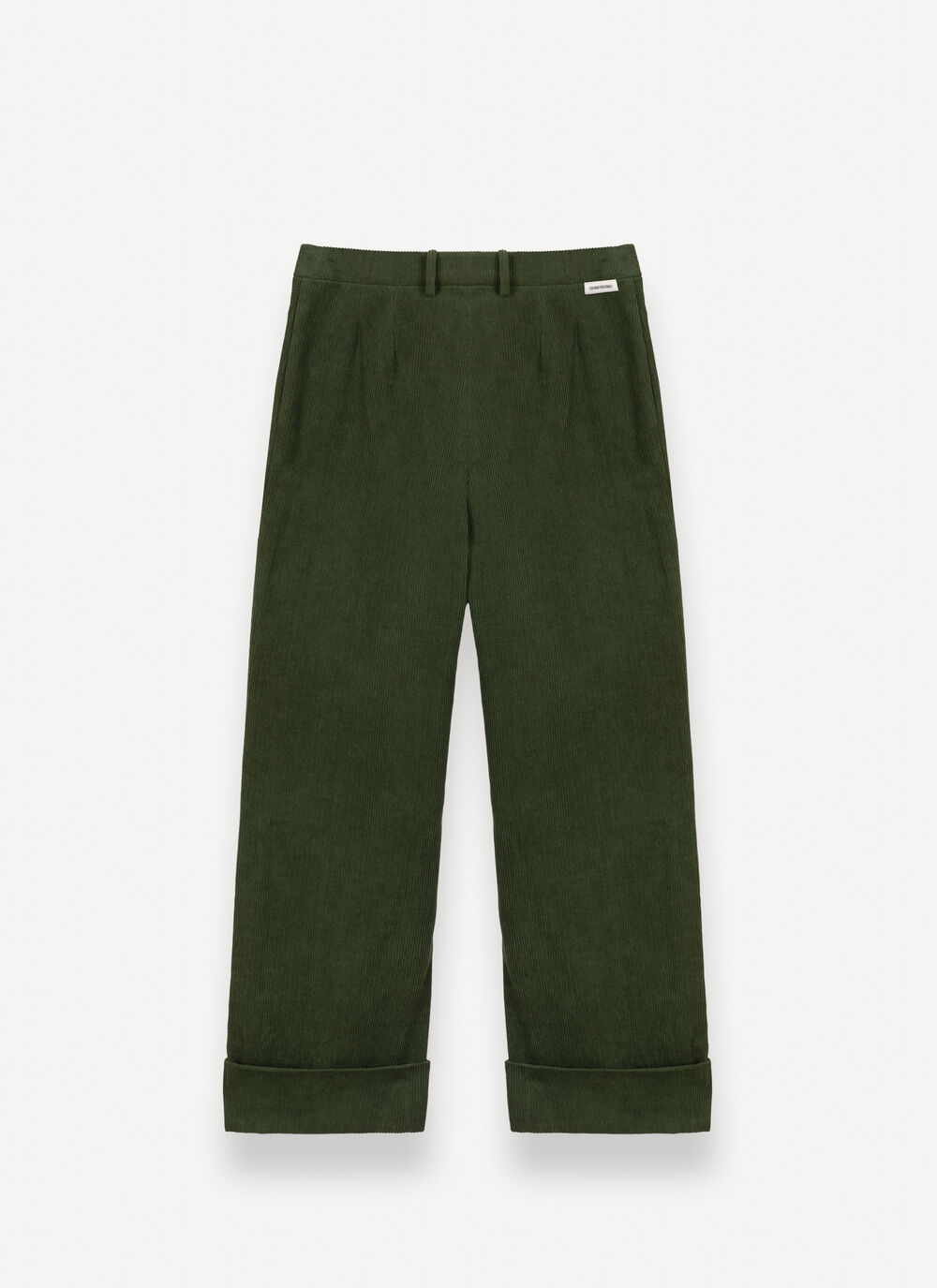 Flared velvet trousers image number 5