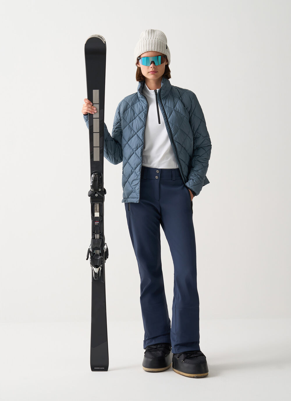 Dressy softshell ski trousers image number 0