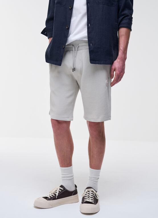 Ottoman fleece shorts