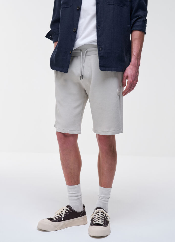 Ottoman fleece shorts