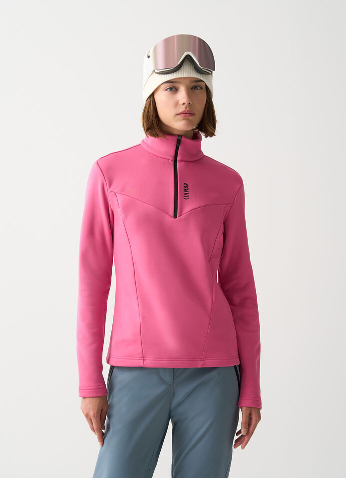 Half-zip stretch ski fleece image number 1