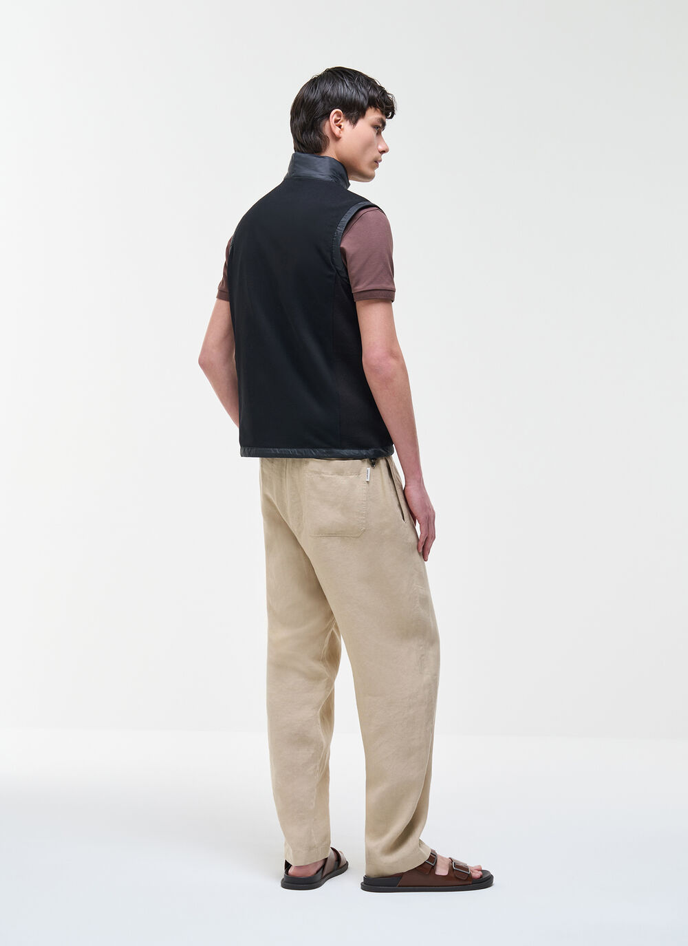  Weste aus Watte mit Strickeins&auml;tzen image number 3