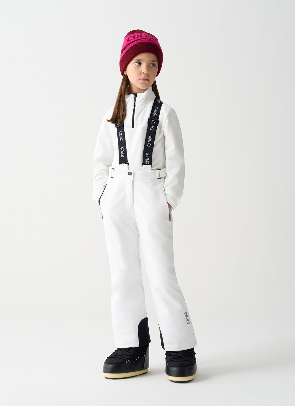 Girl's ski salopettes image number 1