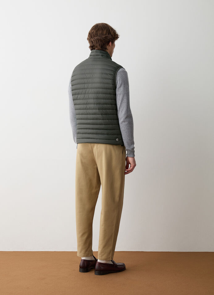 Quilted down vest image number 3