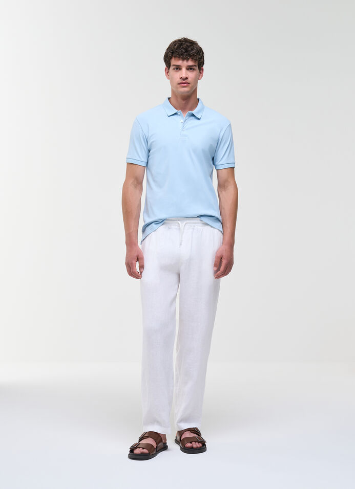 Polo in piqu&eacute; stretch