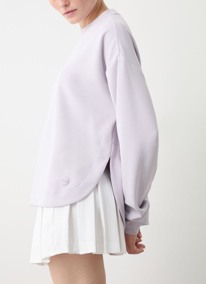Sweatshirt with rounded hem image number 0