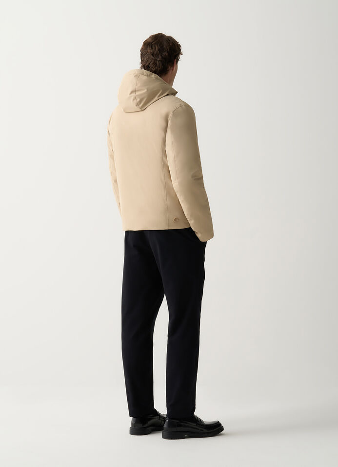 Reversible waterproof down jacket  image number 3