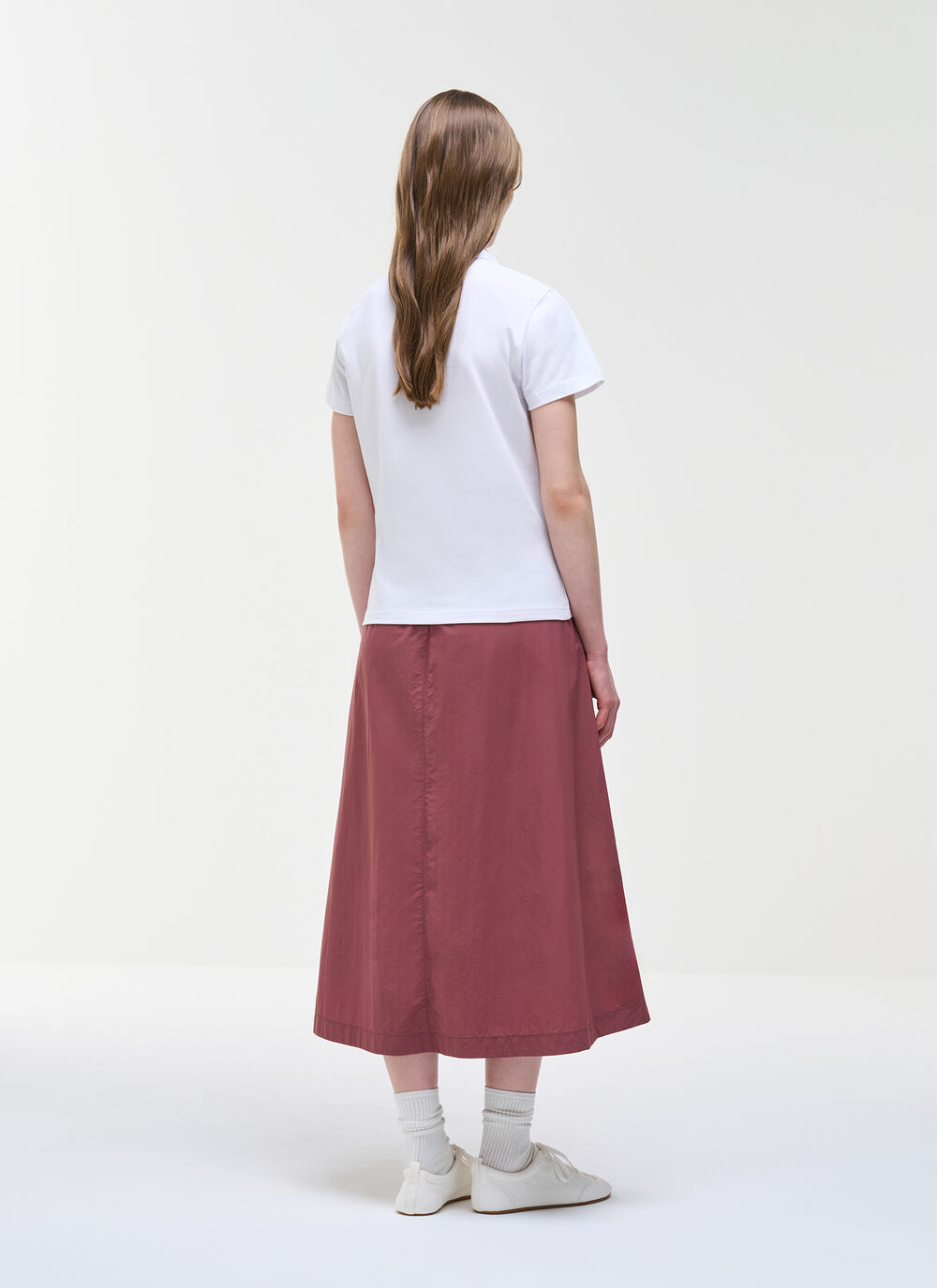 Polo with rounded collar image number 3