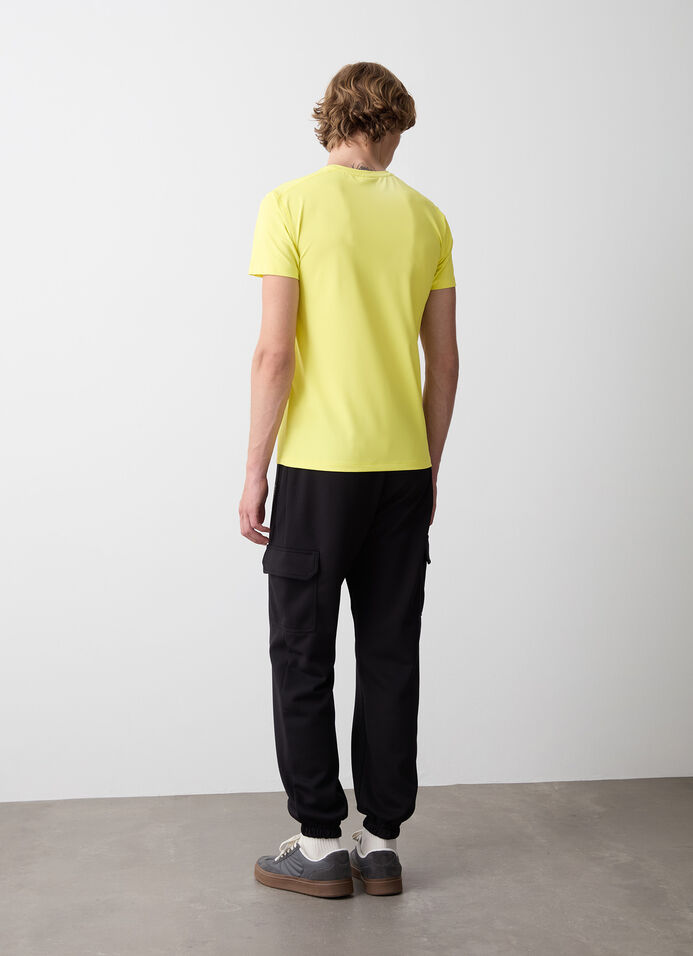 Short-sleeved T-shirt in stretch jersey image number 2