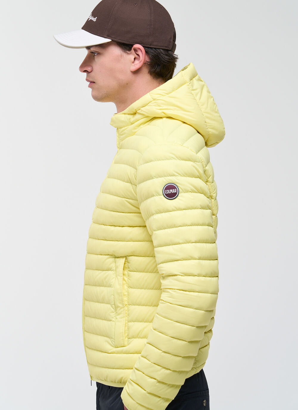 Light down jacket with hood image number 1