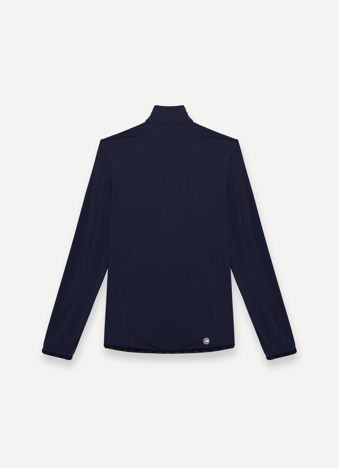 Thermal stretch ski jumper with half-zip image number 5