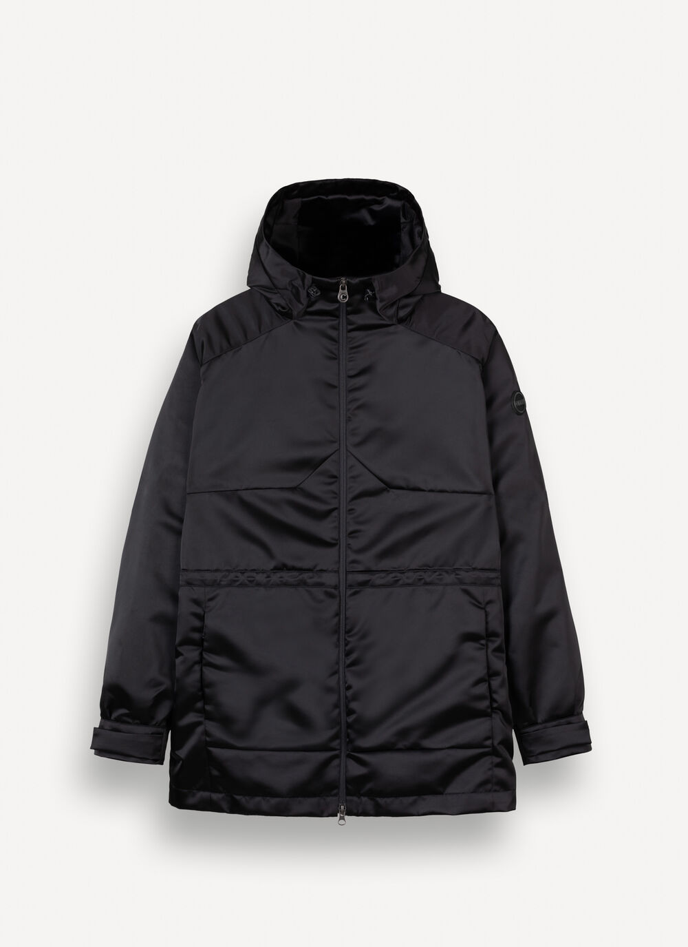 Long satin jacket image number 4