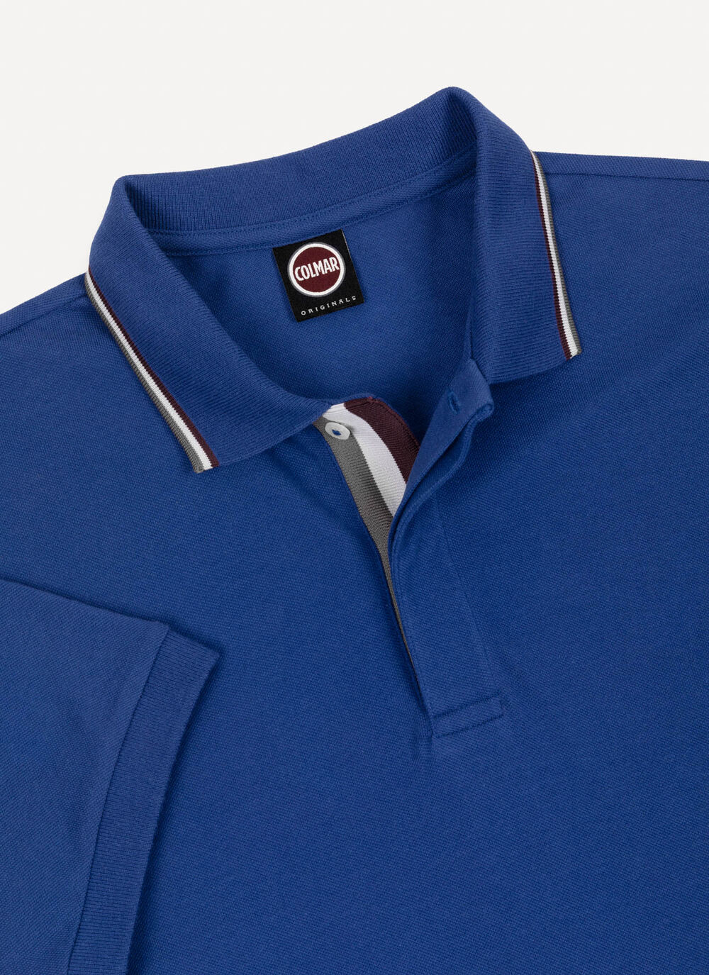 Tricolour piqu&eacute; polo shirt image number 6