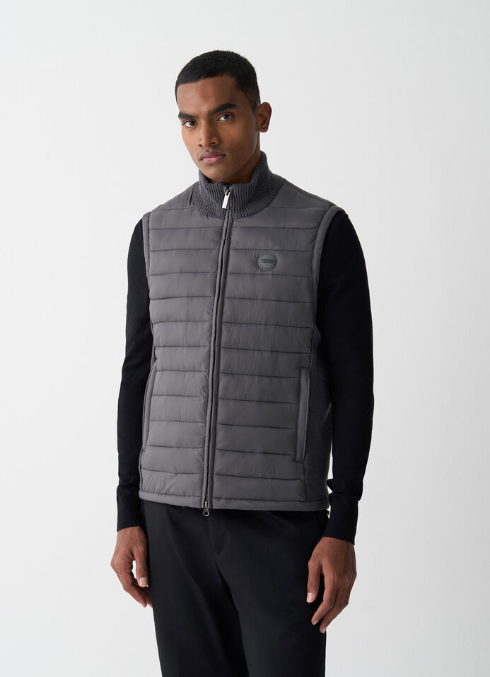 Vest with rib-knit inserts  image number 1