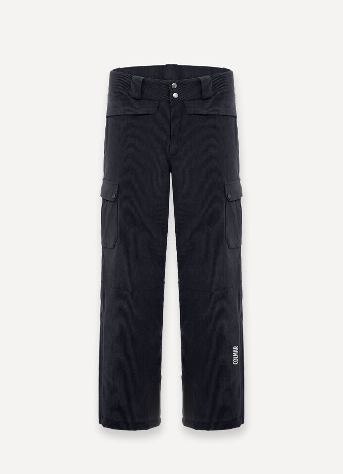 Padded corduroy ski pants image number 4