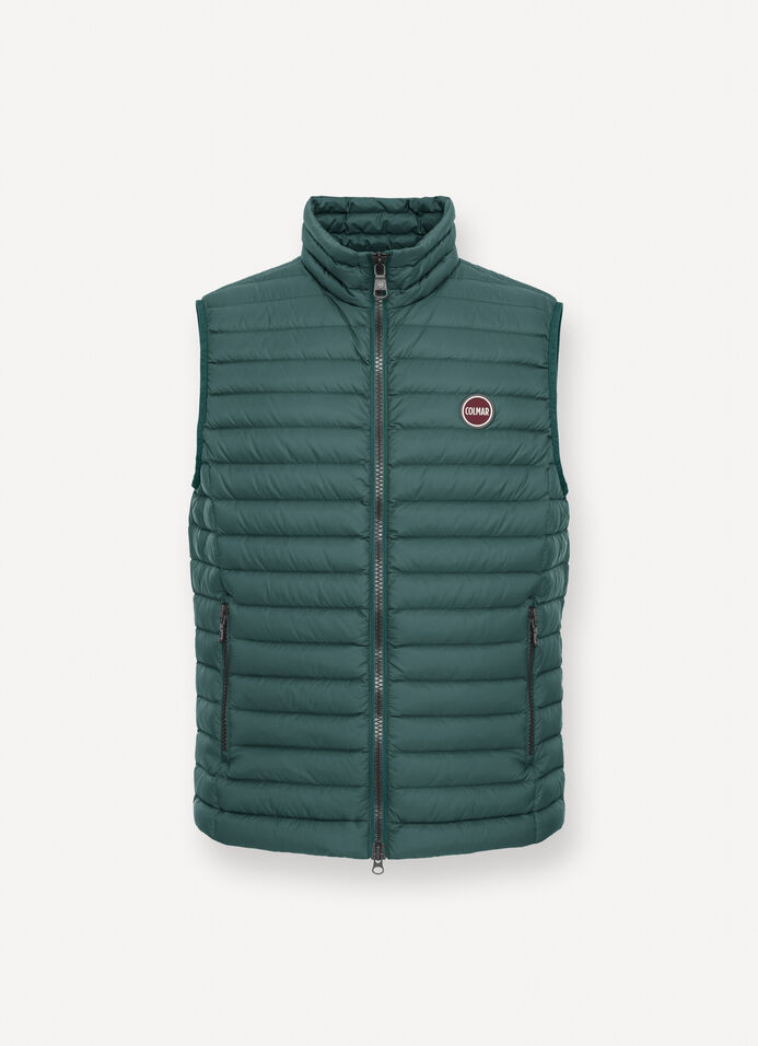 Quilted down vest image number 4