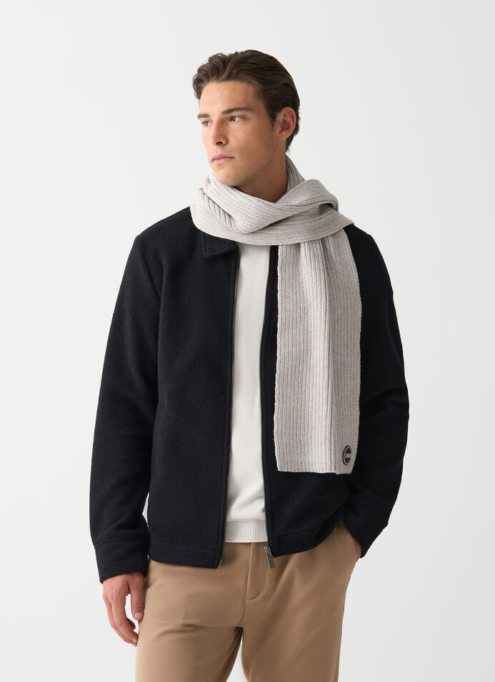 Unisex rib-knit scarf image number 0