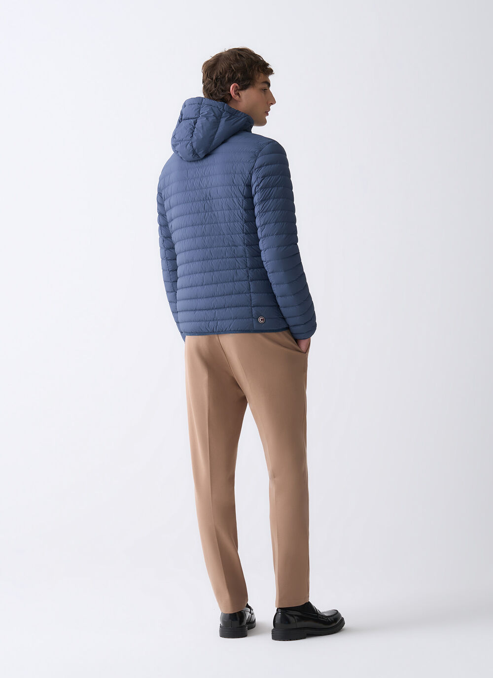 Light down jacket with hood image number 3