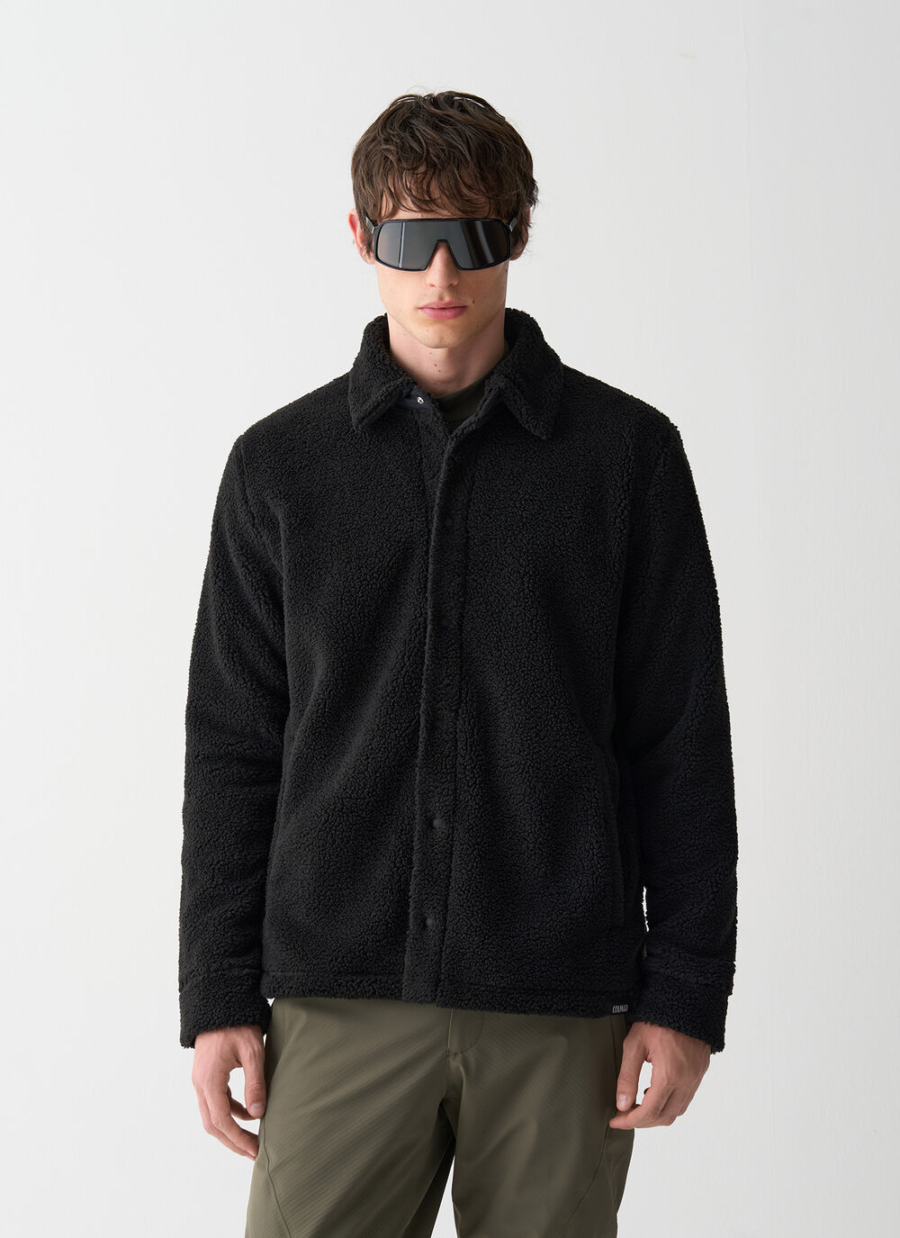 Unisex teddy-effect overshirt image number 1