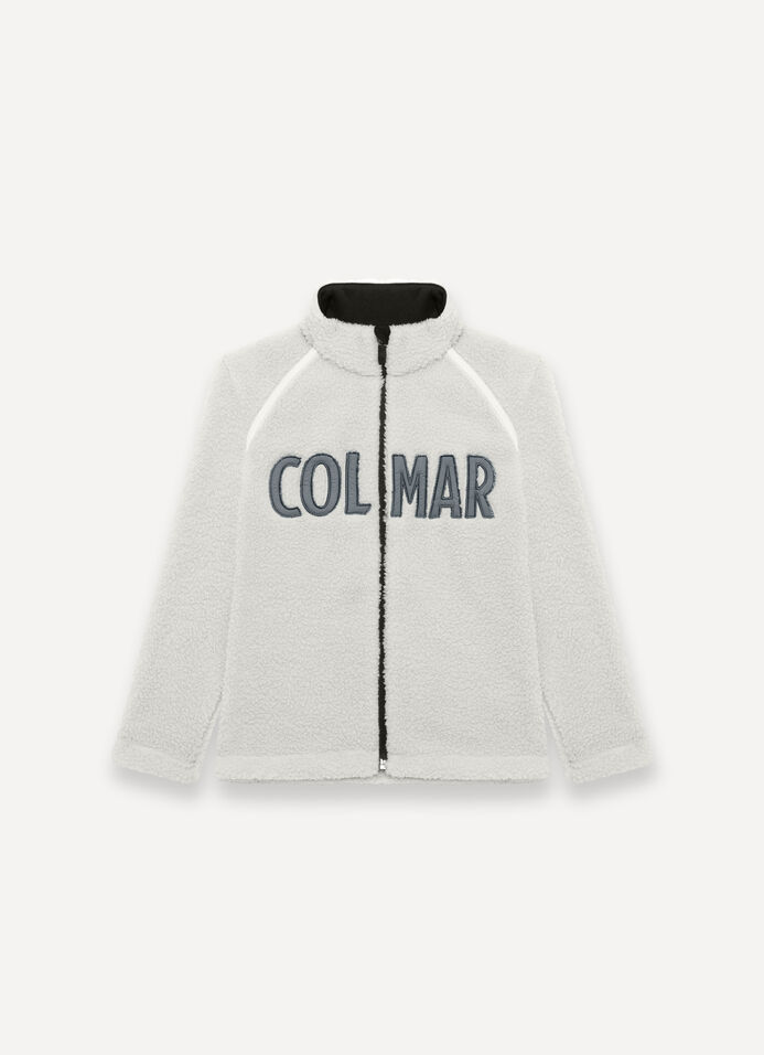 Unisex teddy-effect ski fleece image number 4