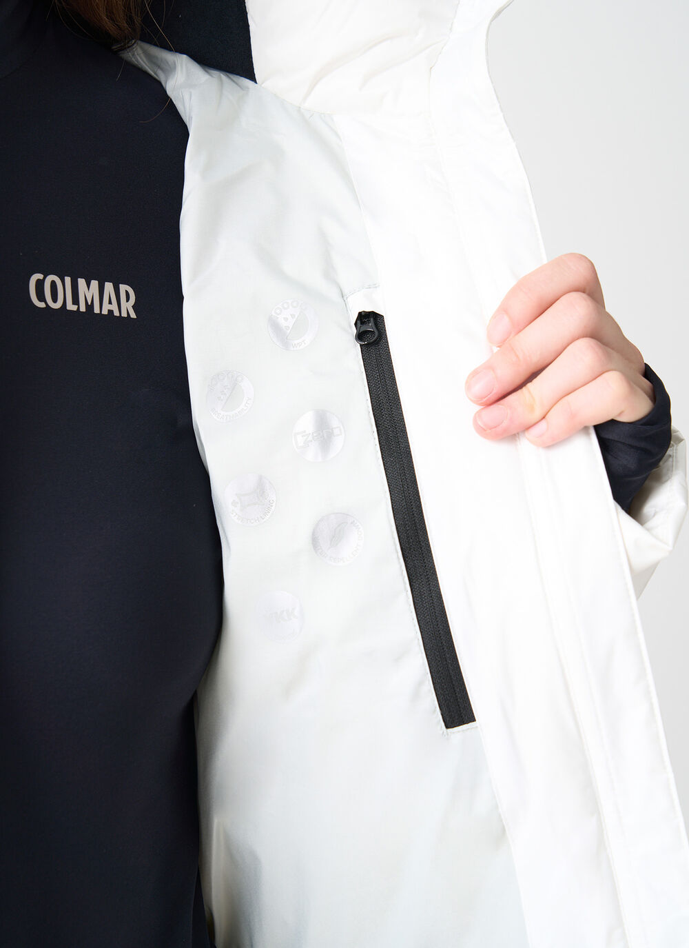 Puffy padded ski jacket image number 2