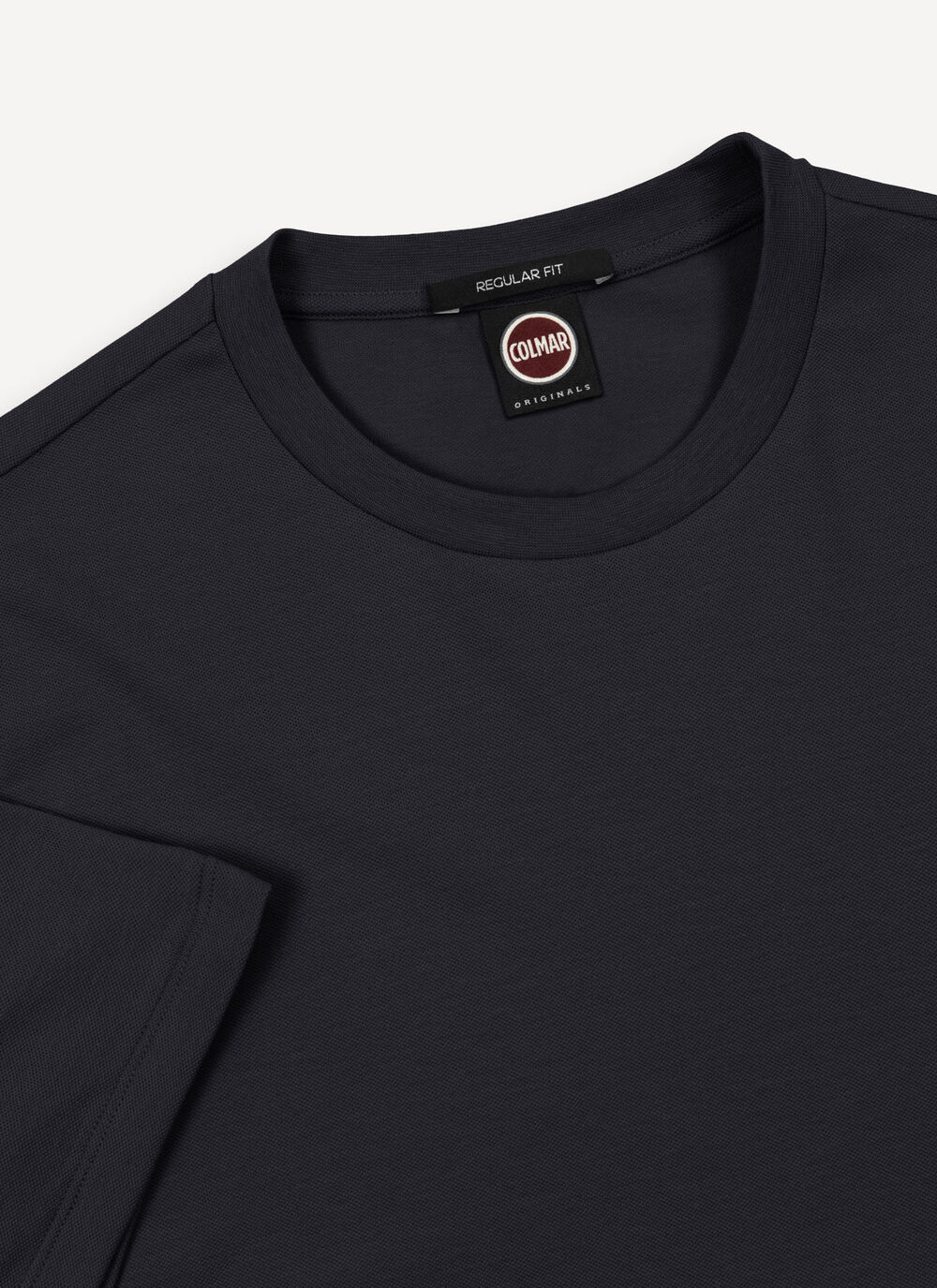 T-Shirt mit Logo aus Baumwollpikee image number 6