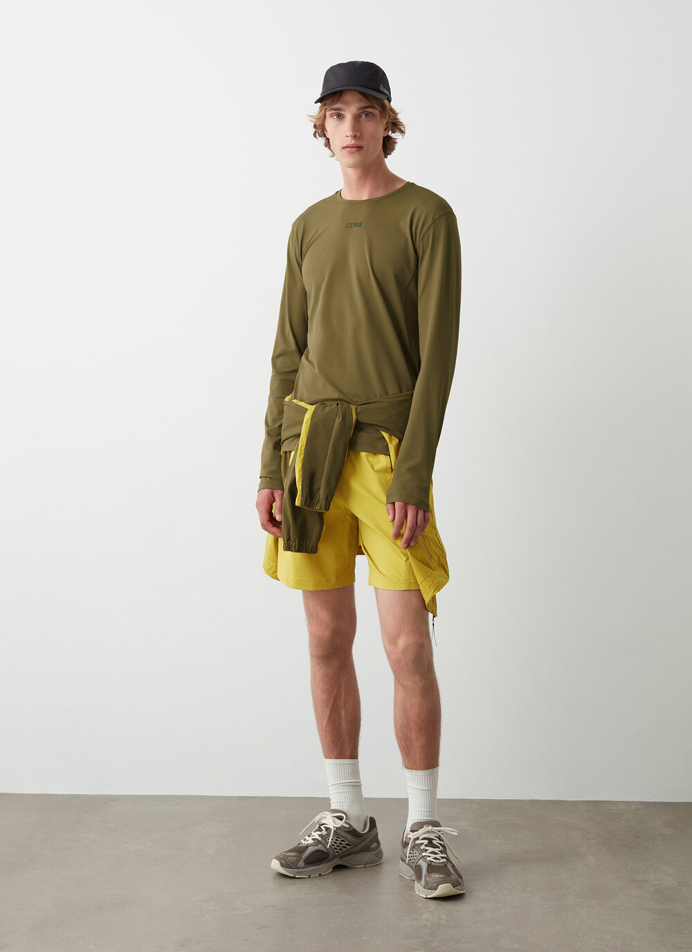 Long-sleeved T-shirt in stretch jersey image number 2