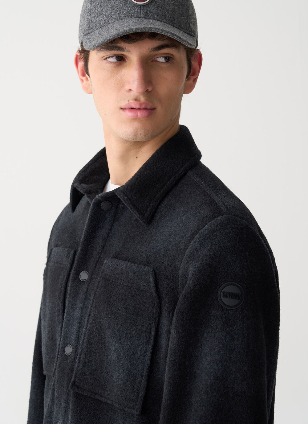 Chequered shacket image number 2