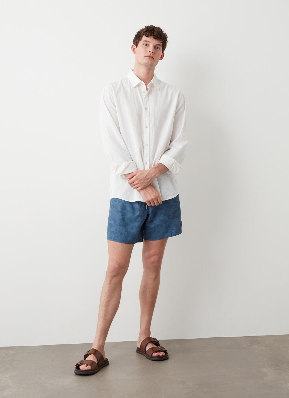 Swimsuit with all-over print image number 1