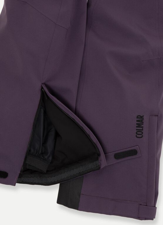 Two-way stretch ski salopettes with Recco®