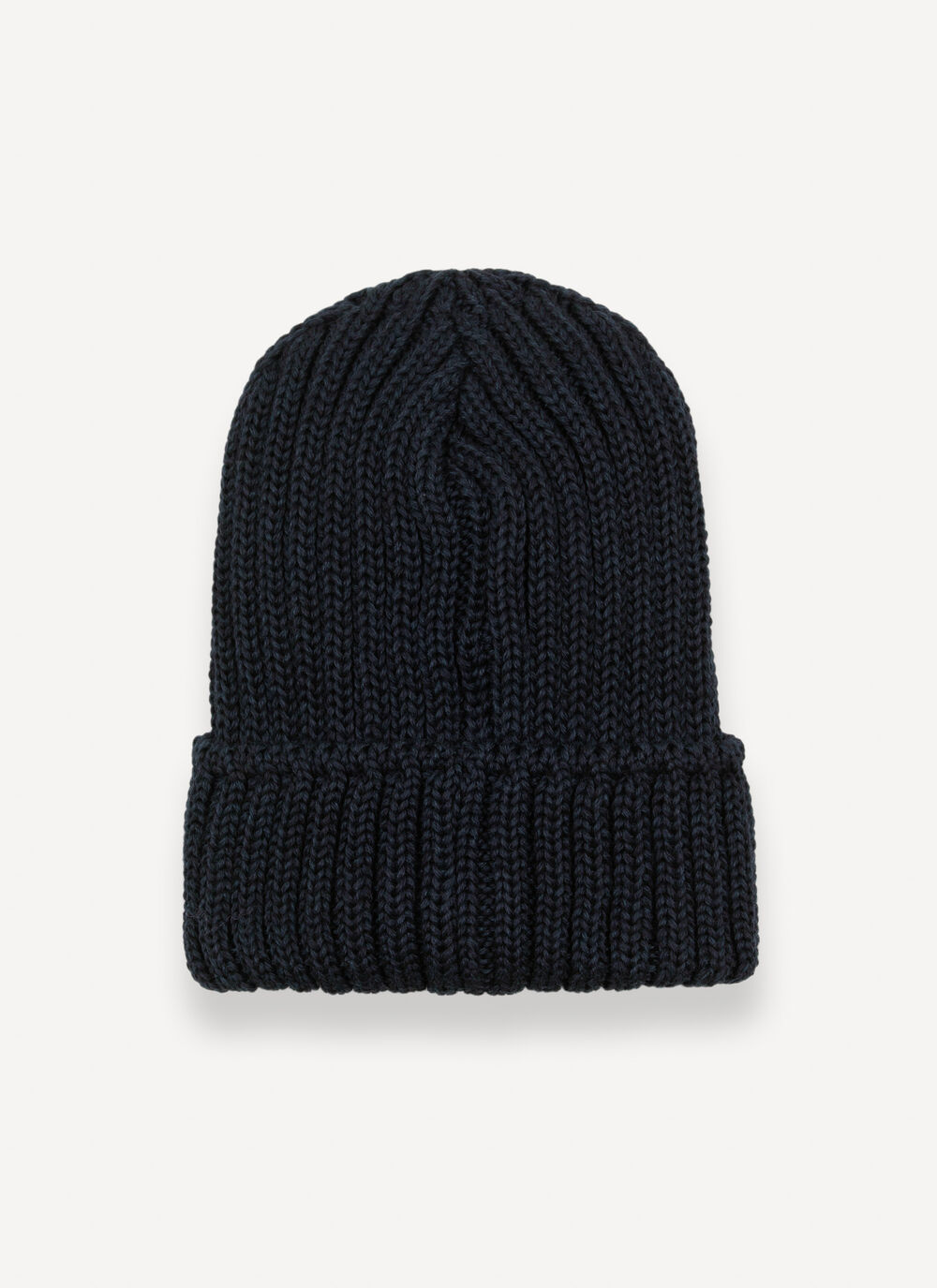 Unisex rib-knit hat with turn-up image number 4