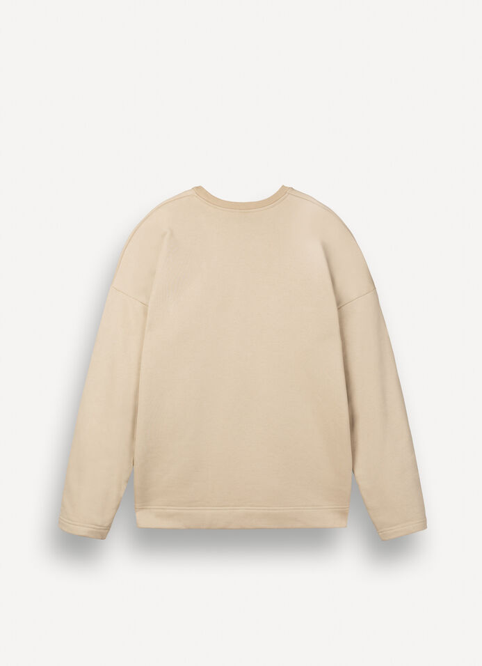 Crew-neck sweatshirt with logo image number 4